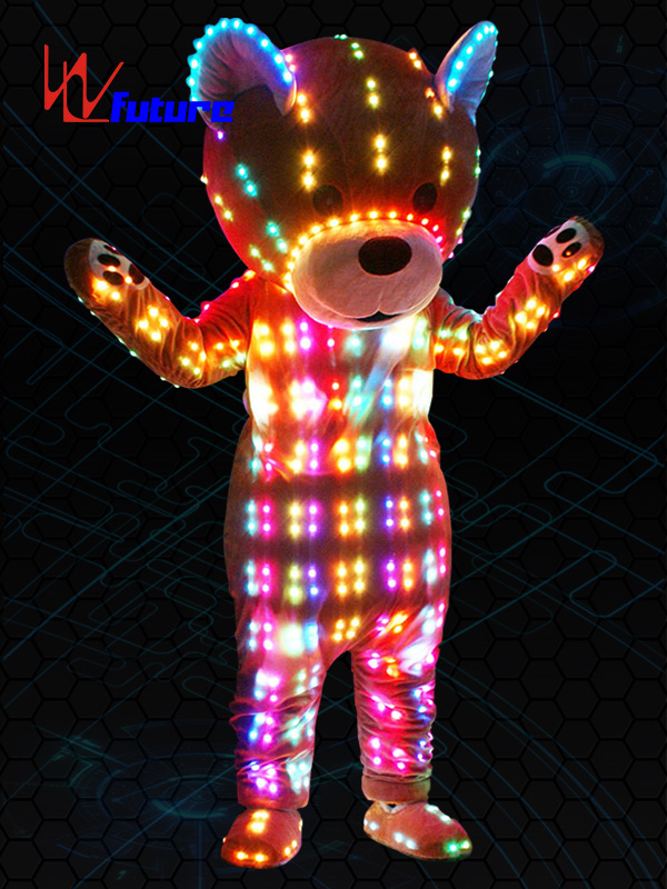 定制LED发光泰迪熊动物造型服 吉祥物表演服  WL-0228