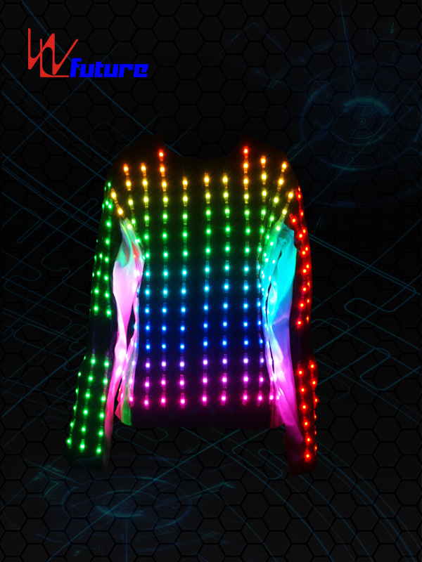 全彩LED发光T恤发光夹克WL-077