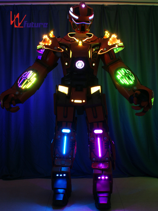 未来创意定制机器人LED发光服用于娱乐场所大型演出广告宣传 WL-01000