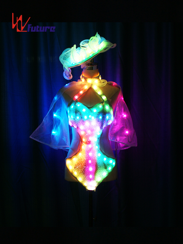 定制性感LED发光比基尼舞台表演服酒吧夜店活动演出服 WL-0213