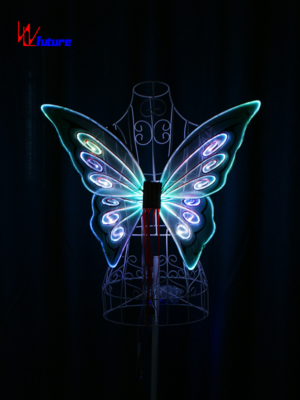 创意定制小仙女可变色LED发光蝴蝶舞台表演道具 WL-0171C