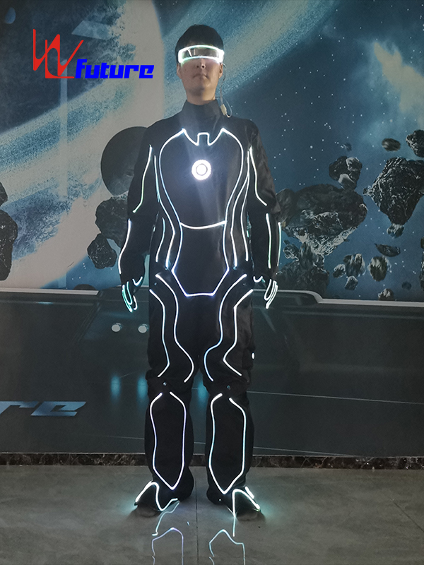 未来创意科技LED光纤发光表演服创战纪团队电子舞演出服 WL-0273