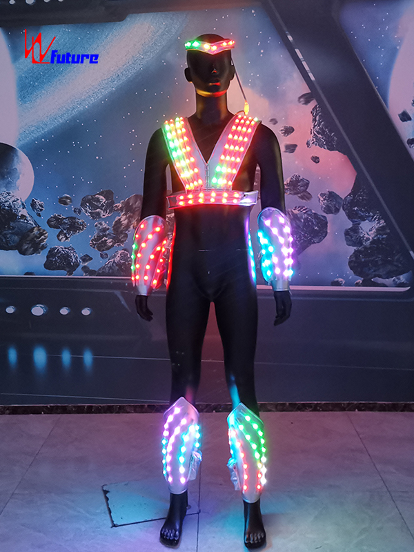 未来创意全彩LED发光舞台走秀时装表演服装定制 WL-0309